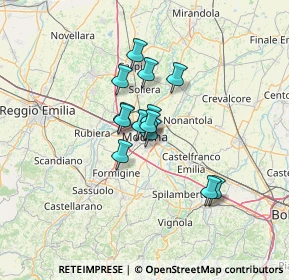 Mappa Via Antonio Peretti, 41124 Modena MO, Italia (8.83)