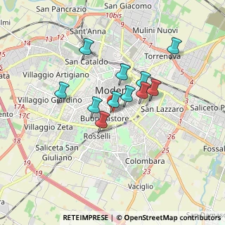 Mappa Via Antonio Peretti, 41124 Modena MO, Italia (1.34727)