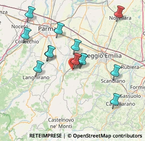 Mappa Via P. P. Pasolini, 42020 Quattro Castella RE, Italia (14.55538)