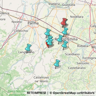 Mappa Via P. P. Pasolini, 42020 Quattro Castella RE, Italia (9.87727)