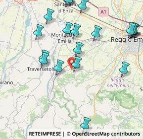 Mappa Via P. P. Pasolini, 42020 Quattro Castella RE, Italia (10.0245)