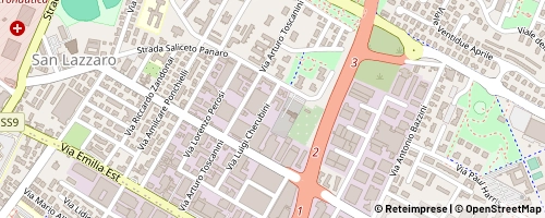 Mappa Modena
