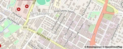 Mappa Modena