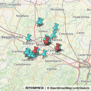Mappa Via Amilcare Ponchielli, 41122 Modena MO, Italia (10.732)