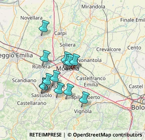 Mappa Via Amilcare Ponchielli, 41122 Modena MO, Italia (11.30154)