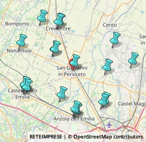 Mappa VIA, 40017 San Giovanni in Persiceto BO, Italia (9.4235)