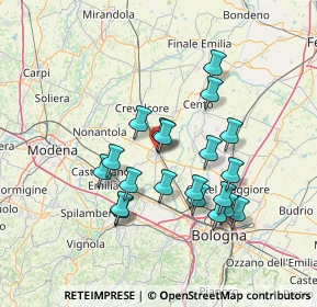 Mappa VIA, 40017 San Giovanni in Persiceto BO, Italia (12.889)