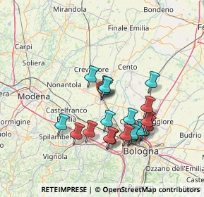 Mappa VIA, 40017 San Giovanni in Persiceto BO, Italia (12.98)