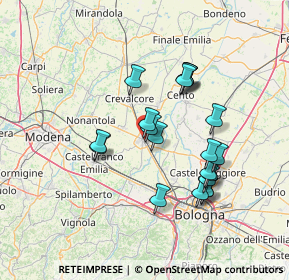 Mappa VIA, 40017 San Giovanni in Persiceto BO, Italia (12.924)