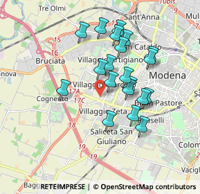 Mappa Via Albert Einstein, 41126 Modena MO, Italia (1.5915)