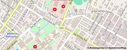 Mappa Modena