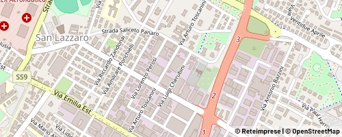 Mappa Modena