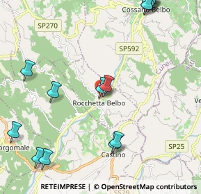 Mappa Località Pia, 12050 Rocchetta Belbo CN, Italia (3.23)