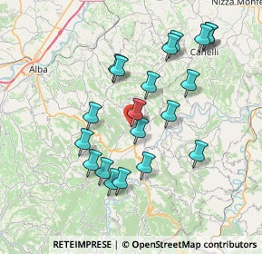 Mappa Località Pia, 12050 Rocchetta Belbo CN, Italia (7.286)