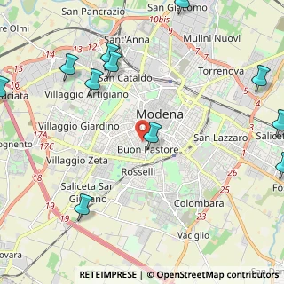 Mappa Via del Masaccio, 41124 Modena MO, Italia (3.52533)