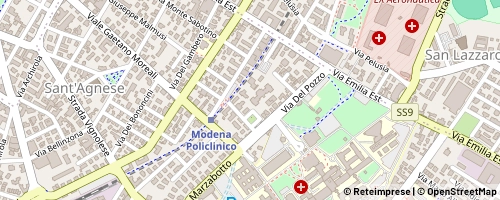 Mappa Modena