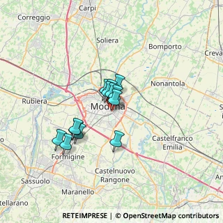 Mappa Piazza Annibale Riccò, 41124 Modena MO, Italia (4.63385)
