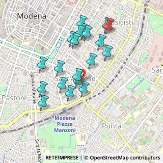 Mappa Piazza Annibale Riccò, 41124 Modena MO, Italia (0.449)