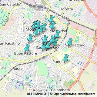 Mappa Piazza Annibale Riccò, 41124 Modena MO, Italia (0.735)