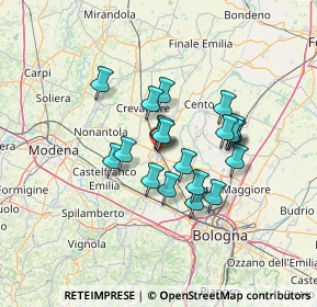 Mappa Piazza Garibaldi, 40017 San Giovanni in Persiceto BO, Italia (10.1595)