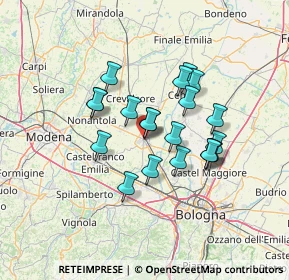 Mappa Piazza Garibaldi, 40017 San Giovanni in Persiceto BO, Italia (10.88)