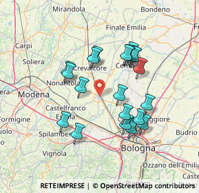 Mappa Piazza Giuseppe Garibaldi, 40017 San Giovanni in Persiceto BO, Italia (12.907)