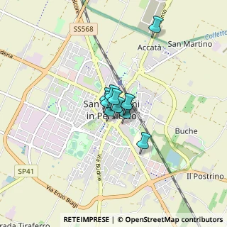 Mappa Piazza Giuseppe Garibaldi, 40017 San Giovanni in Persiceto BO, Italia (0.37818)
