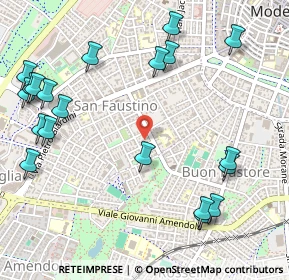 Mappa Via Vincenzo Maestri, 41124 Modena MO, Italia (0.679)