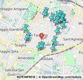 Mappa Via Vincenzo Maestri, 41124 Modena MO, Italia (0.9435)