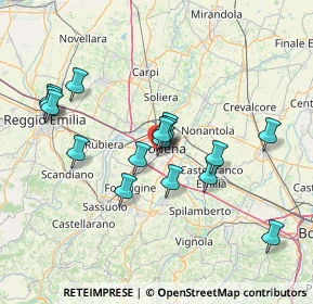 Mappa Via Vincenzo Maestri, 41124 Modena MO, Italia (13.465)