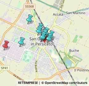 Mappa Via Giulio Cesare Croce, 40017 San Giovanni in Persiceto BO, Italia (0.525)