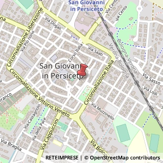 Mappa Via Croce Giulio Cesare, 38, 40017 San Giovanni in Persiceto, Bologna (Emilia Romagna)