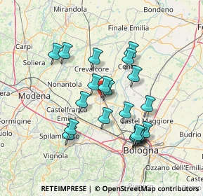 Mappa Via Giulio Cesare Croce, 40017 San Giovanni in Persiceto BO, Italia (12.721)