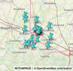 Mappa Via Francesco Guicciardini, 41124 Modena MO, Italia (8.53)