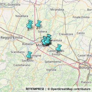 Mappa Via Mozart Wolfang Amadeus, 41122 Modena MO, Italia (6.98923)