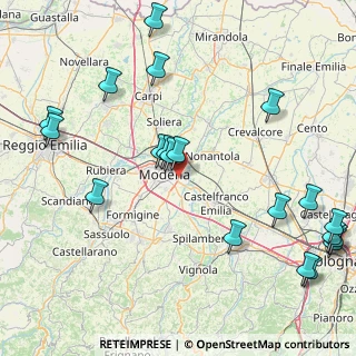Mappa Via Mozart Wolfang Amadeus, 41122 Modena MO, Italia (21.6775)