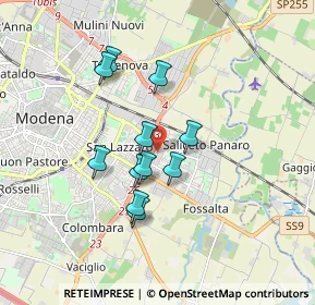 Mappa Via Mozart Wolfang Amadeus, 41122 Modena MO, Italia (1.41636)