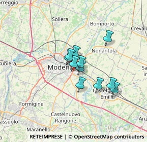 Mappa Via Mozart Wolfang Amadeus, 41122 Modena MO, Italia (4.35455)