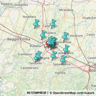 Mappa Via Giuseppe Sanarelli, 41126 Modena MO, Italia (8.20188)