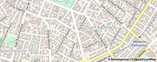 Mappa Modena