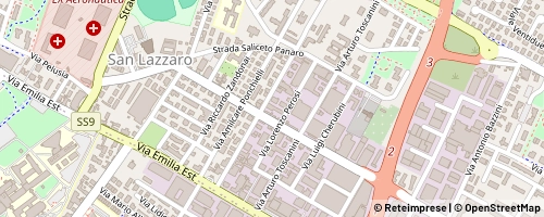 Mappa Modena