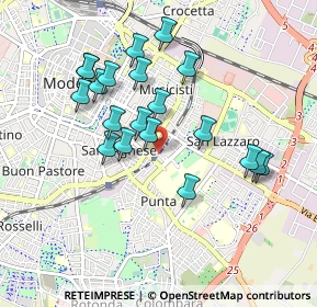 Mappa Modena Policlinico, 41124 Modena MO, Italia (0.864)