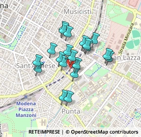 Mappa Modena Policlinico, 41124 Modena MO, Italia (0.3335)