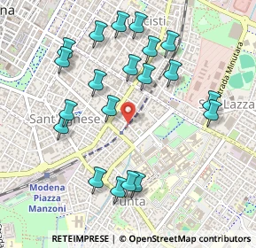 Mappa Modena Policlinico, 41124 Modena MO, Italia (0.523)