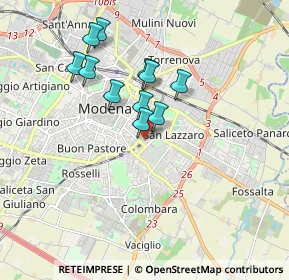 Mappa Modena Policlinico, 41124 Modena MO, Italia (1.5)