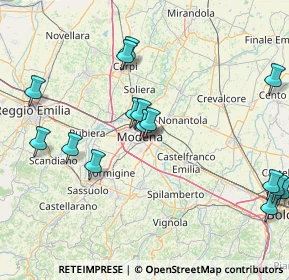 Mappa Modena Policlinico, 41124 Modena MO, Italia (18.44533)