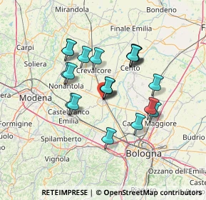 Mappa Via Fossato, 40017 San Giovanni In Persiceto BO, Italia (11.4865)