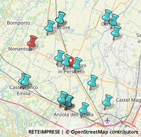 Mappa Via Casagrande, 40017 San Giovanni In Persiceto BO, Italia (8.9985)