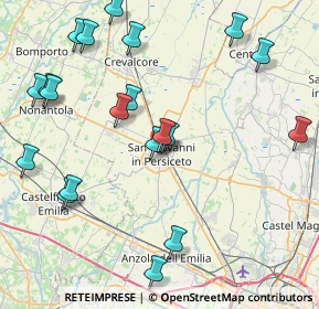 Mappa Via Casagrande, 40017 San Giovanni In Persiceto BO, Italia (9.806)