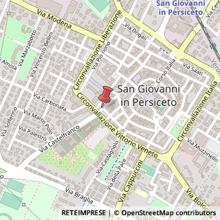 Mappa Via fossato, 40017 San Giovanni in Persiceto, Bologna (Emilia Romagna)